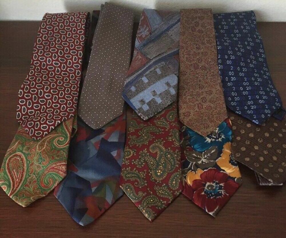 Lot of 10 Designer Mens Ties Bullocks Liberty Of London Via Venetian Fling